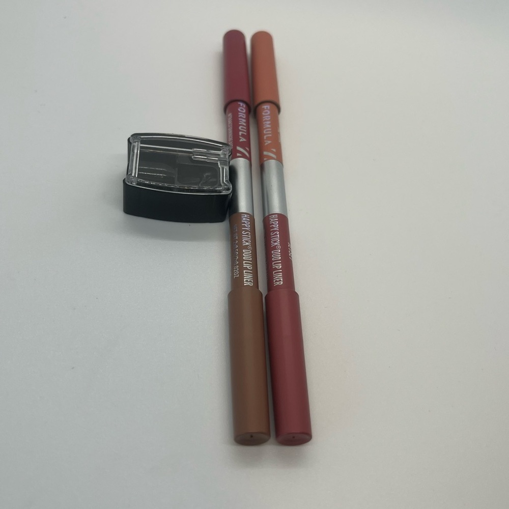 Formula Z Cosmetics Happy Stick Duo Lip Liner+Sharpener +3Lipsticks Color Instit - Picture 14 of 15